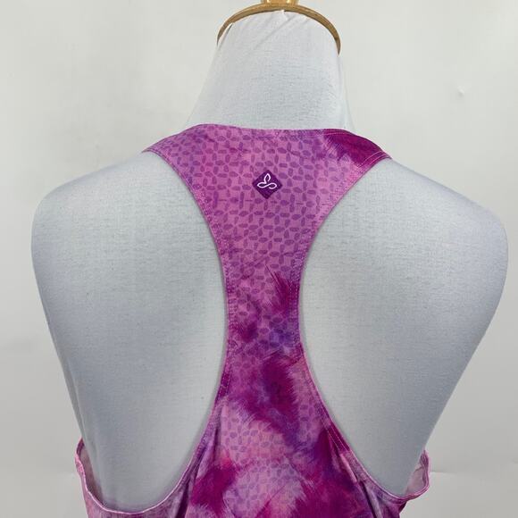 Prana Tank Top Womens XL Extra Large Ombre Boost Print Racerback Performance - Picture 6 of 12